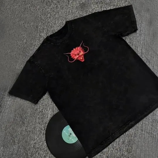 Unleash Your Inner Ninja with NARUTO Retro Washed Cotton T-Shirts for Men and Women - Casual Hip Hop Style!